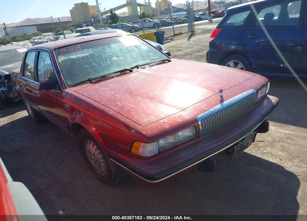 1991 BUICK CENTURY LIMITED VIN: 3G4AL54N7MS605660