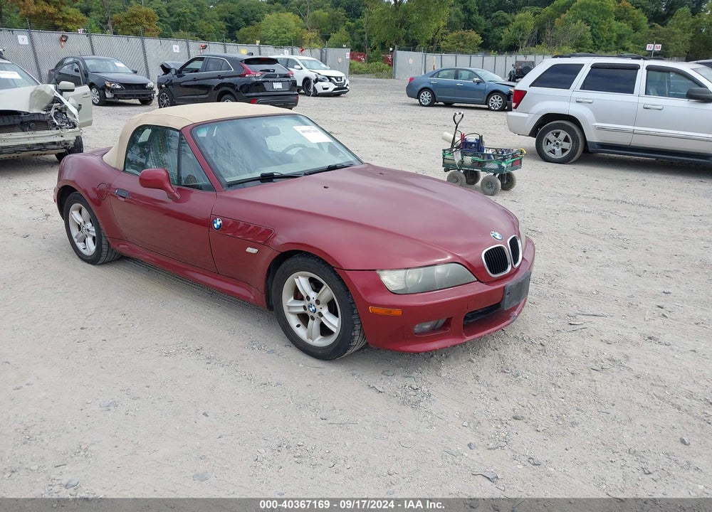 2001 BMW Z3 2.5I VIN: WBACN33441LM00591