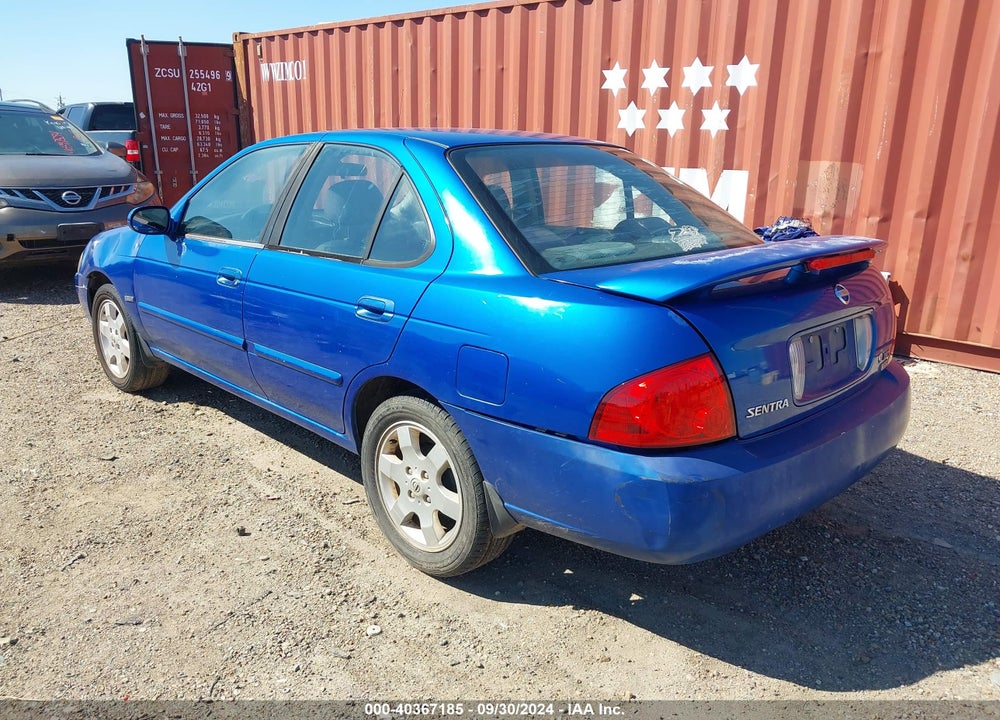 2006 NISSAN SENTRA 1.8S VIN: 3N1CB51D26L612639