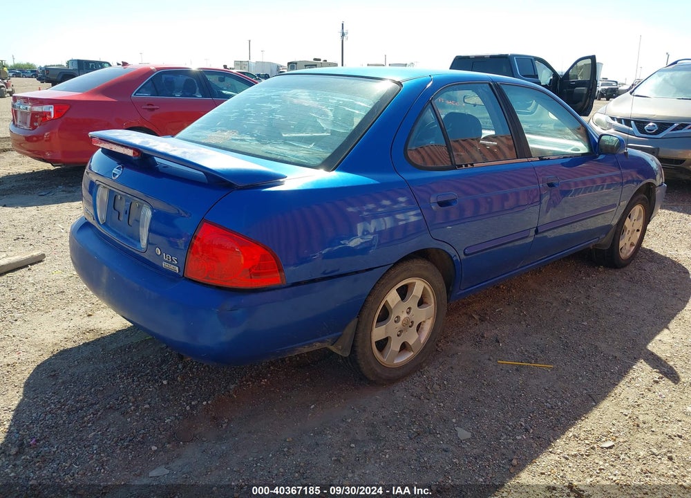 2006 NISSAN SENTRA 1.8S VIN: 3N1CB51D26L612639