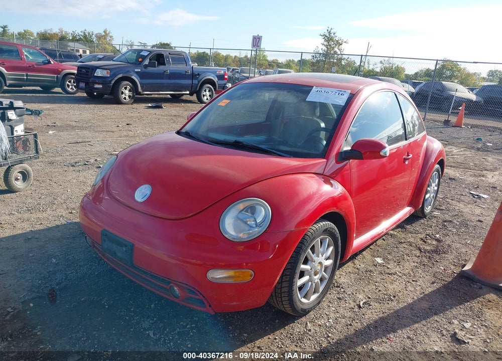 2005 VOLKSWAGEN NEW BEETLE GLS TDI VIN: 3VWCR31C85M407157