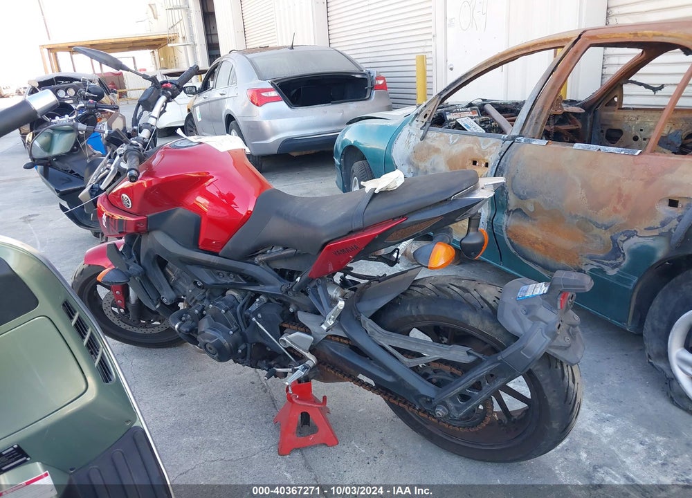 2017 YAMAHA FZ09 C VIN: JYARN53Y9HA000443