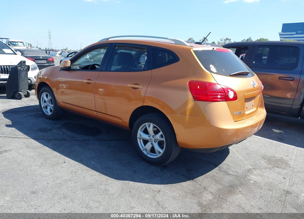 2008 NISSAN ROGUE SL VIN: JN8AS58T78W016316