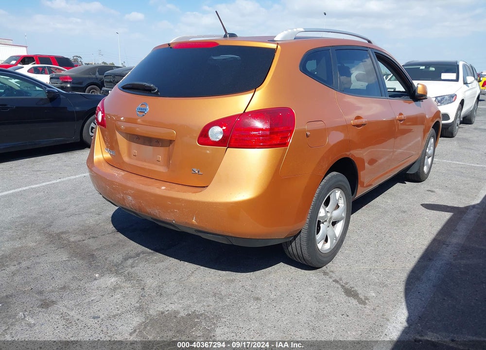 2008 NISSAN ROGUE SL VIN: JN8AS58T78W016316