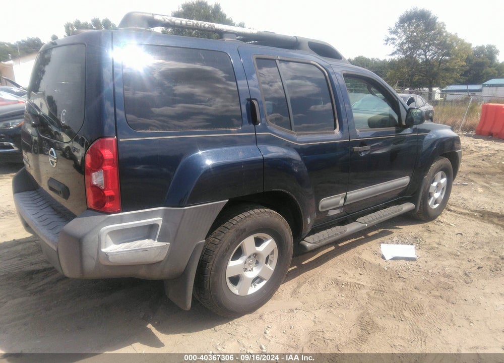 2006 NISSAN XTERRA S VIN: 5N1AN08U66C535897