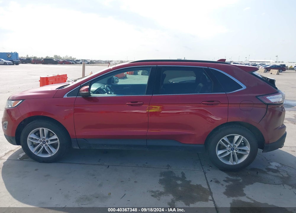 2015 FORD EDGE SEL VIN: 2FMTK4J87FBB53075
