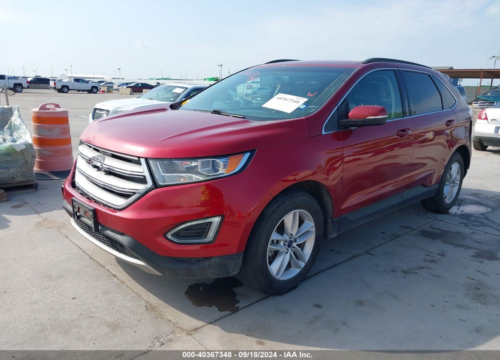 2015 FORD EDGE SEL VIN: 2FMTK4J87FBB53075