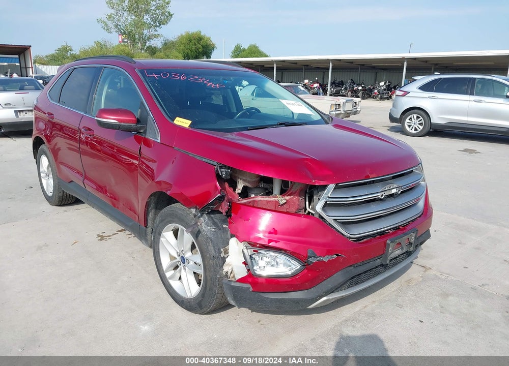 2015 FORD EDGE SEL VIN: 2FMTK4J87FBB53075