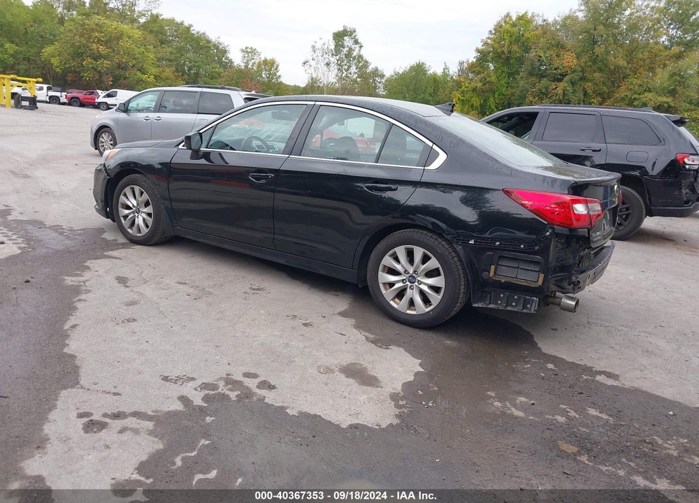 2017 SUBARU LEGACY 2.5I PREMIUM VIN: 4S3BNAC6XH3012781