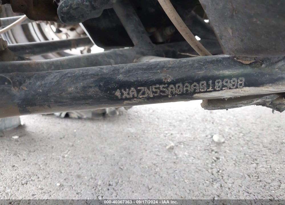 2010 POLARIS SPORTSMAN 550 EFI XP VIN: 4XAZN55A0AA010988
