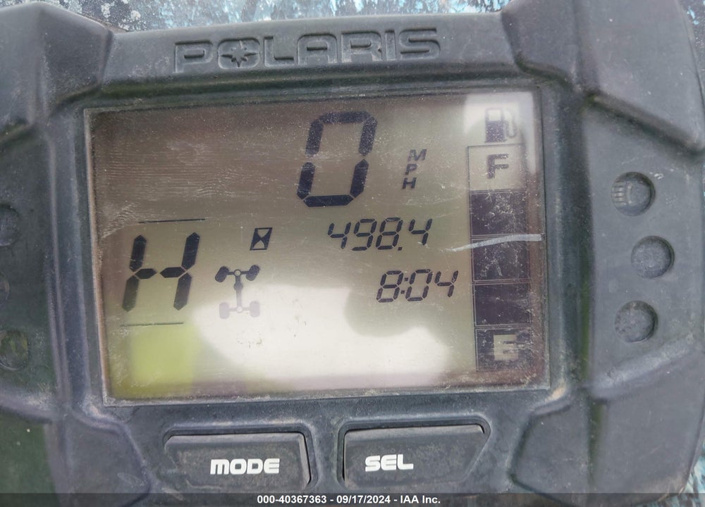 2010 POLARIS SPORTSMAN 550 EFI XP VIN: 4XAZN55A0AA010988