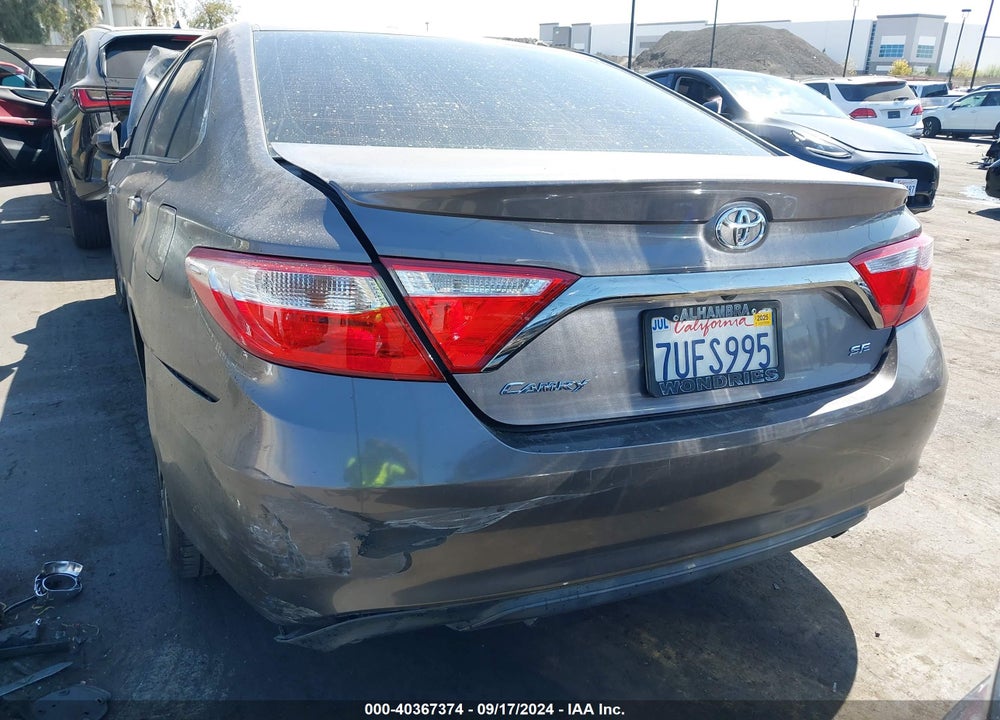 2016 TOYOTA CAMRY SE VIN: 4T1BF1FK1GU238900