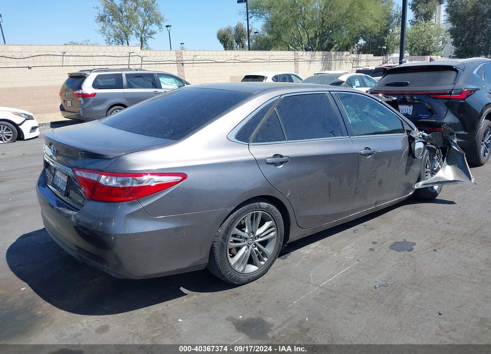 2016 TOYOTA CAMRY SE VIN: 4T1BF1FK1GU238900
