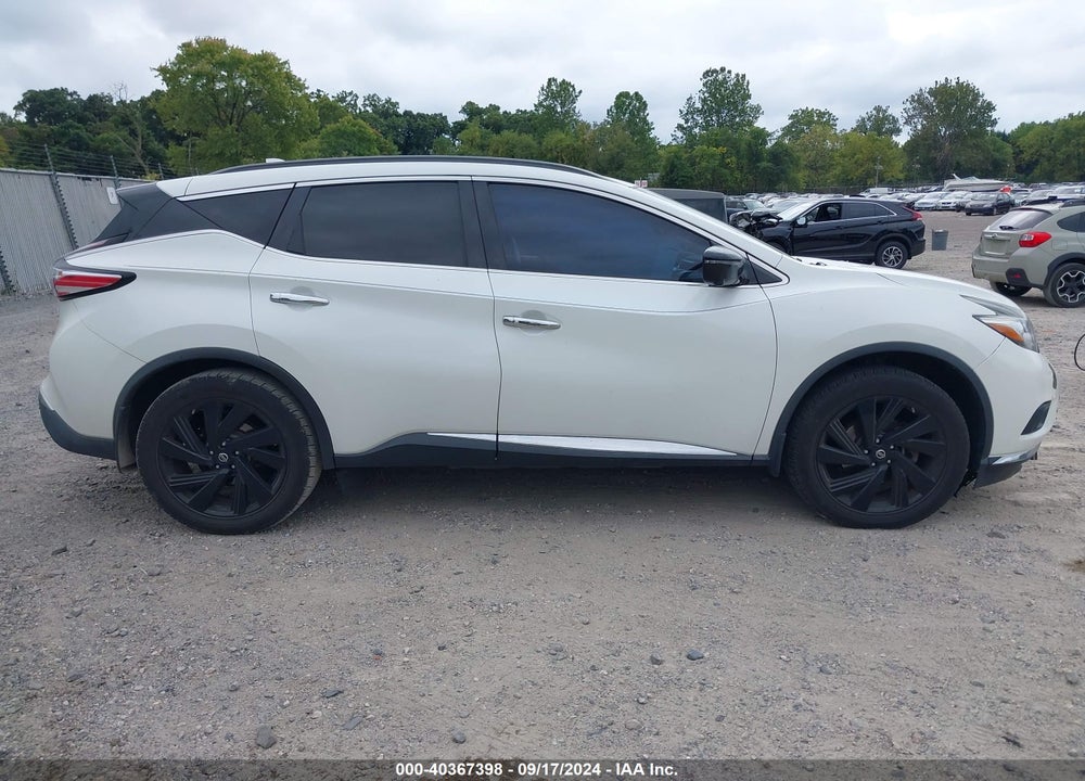 2017 NISSAN MURANO PLATINUM VIN: 5N1AZ2MH3HN148787