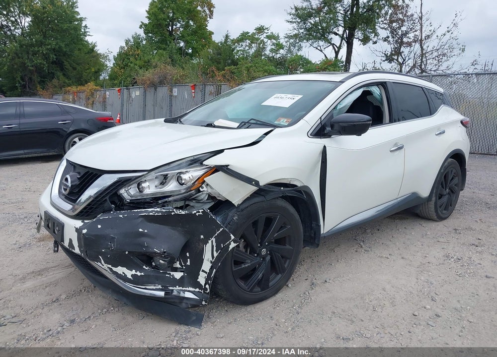 2017 NISSAN MURANO PLATINUM VIN: 5N1AZ2MH3HN148787