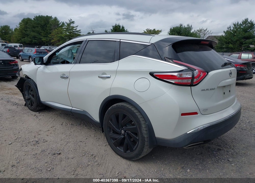 2017 NISSAN MURANO PLATINUM VIN: 5N1AZ2MH3HN148787
