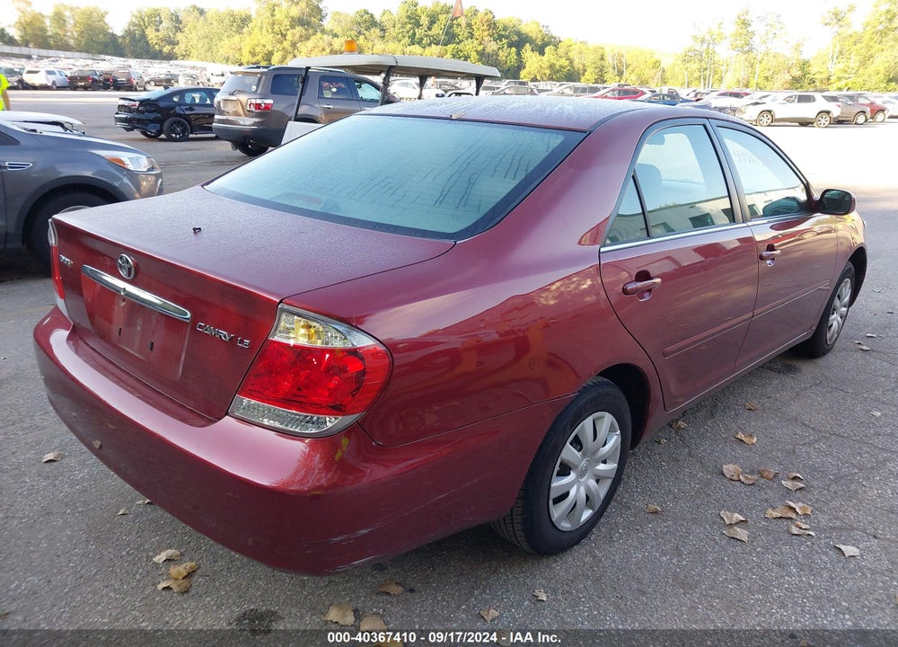 2005 TOYOTA CAMRY LE VIN: 4T1BE32K45U097760
