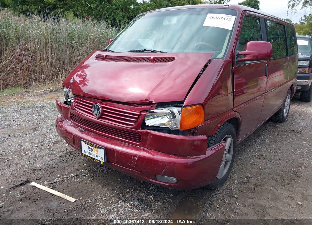 2002 VOLKSWAGEN EUROVAN GLS VIN: WV2KB47012H031974