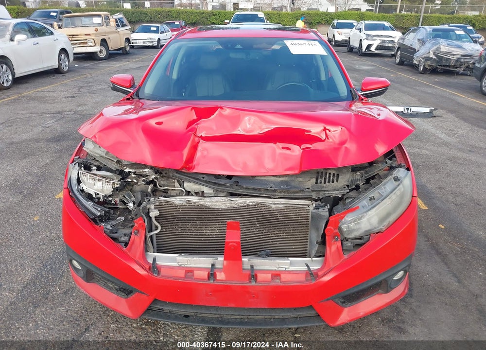 2016 HONDA CIVIC TOURING VIN: 2HGFC1F91GH657555