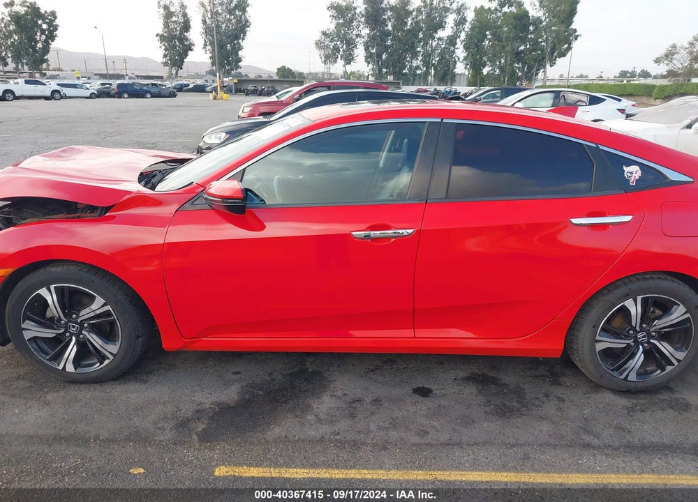 2016 HONDA CIVIC TOURING VIN: 2HGFC1F91GH657555