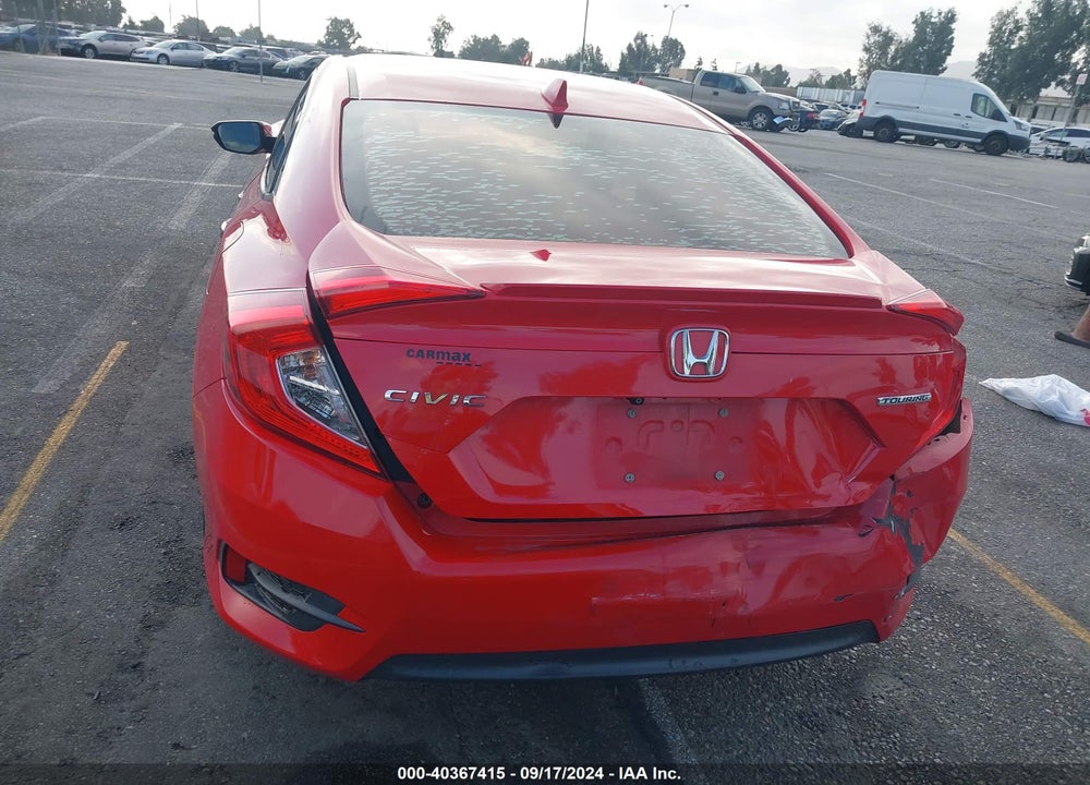 2016 HONDA CIVIC TOURING VIN: 2HGFC1F91GH657555