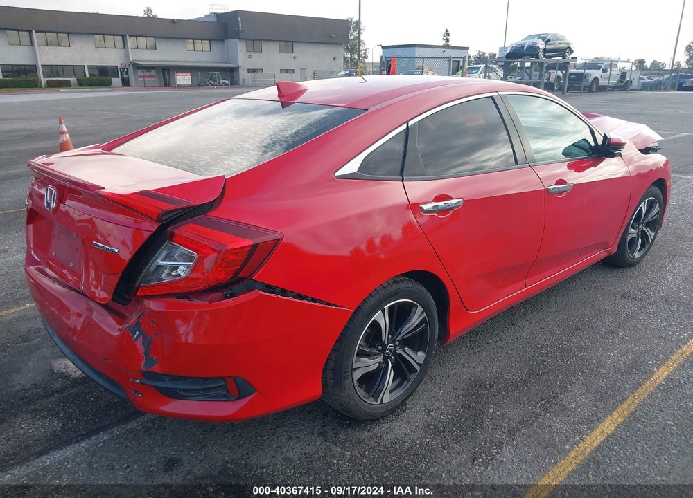 2016 HONDA CIVIC TOURING VIN: 2HGFC1F91GH657555