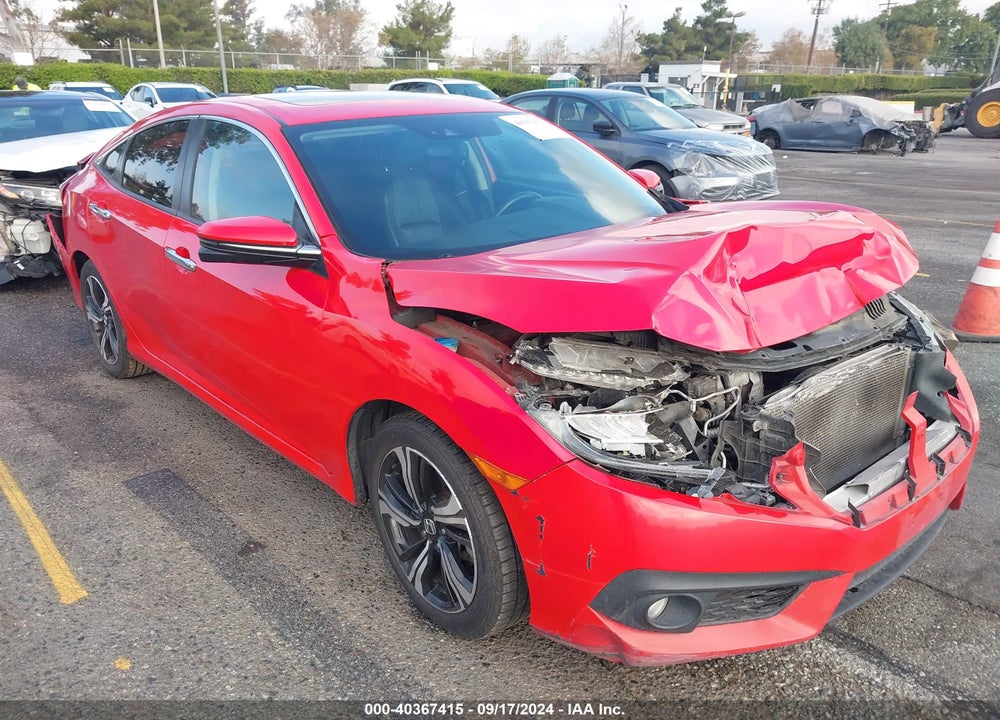 2016 HONDA CIVIC TOURING VIN: 2HGFC1F91GH657555
