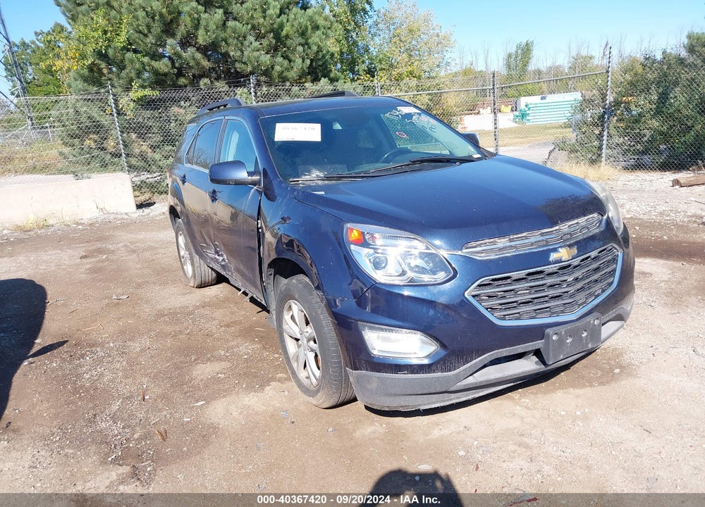 2016 CHEVROLET EQUINOX LT VIN: 2GNALCEK9G1113460