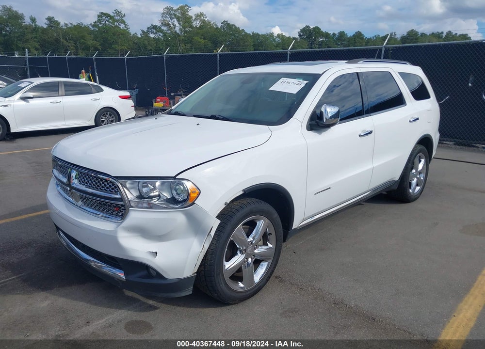 2013 DODGE DURANGO CITADEL VIN: 1C4RDHEG1DC592853