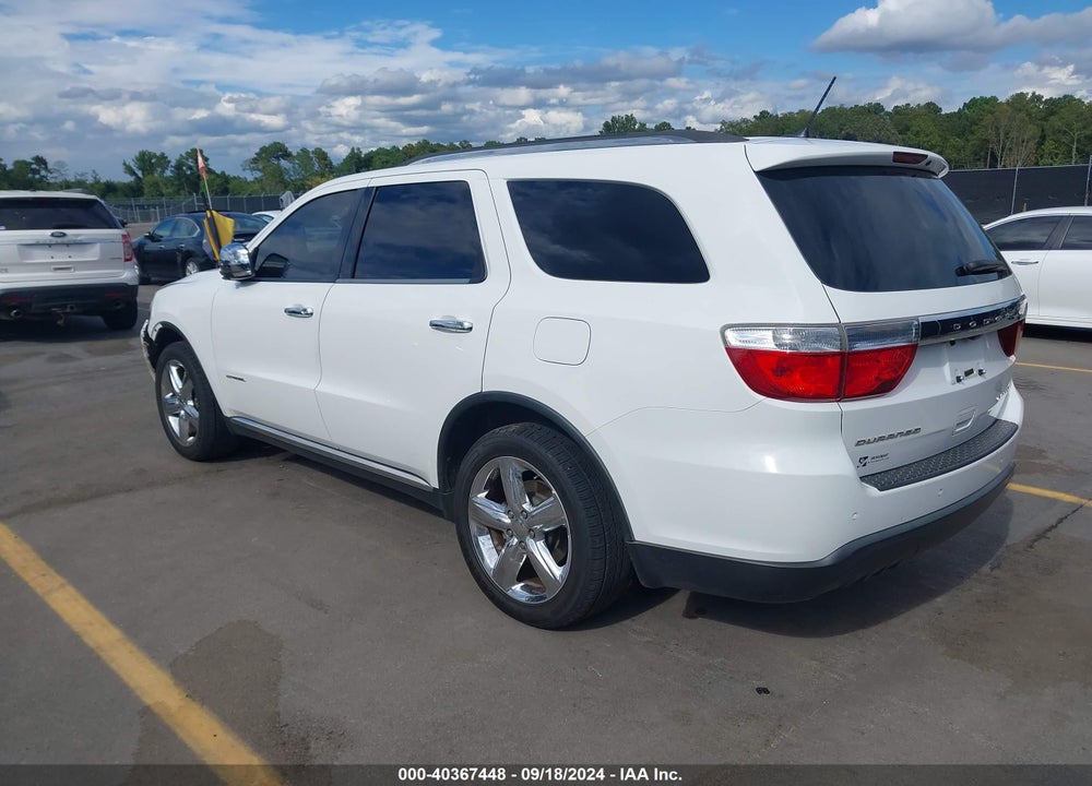 2013 DODGE DURANGO CITADEL VIN: 1C4RDHEG1DC592853