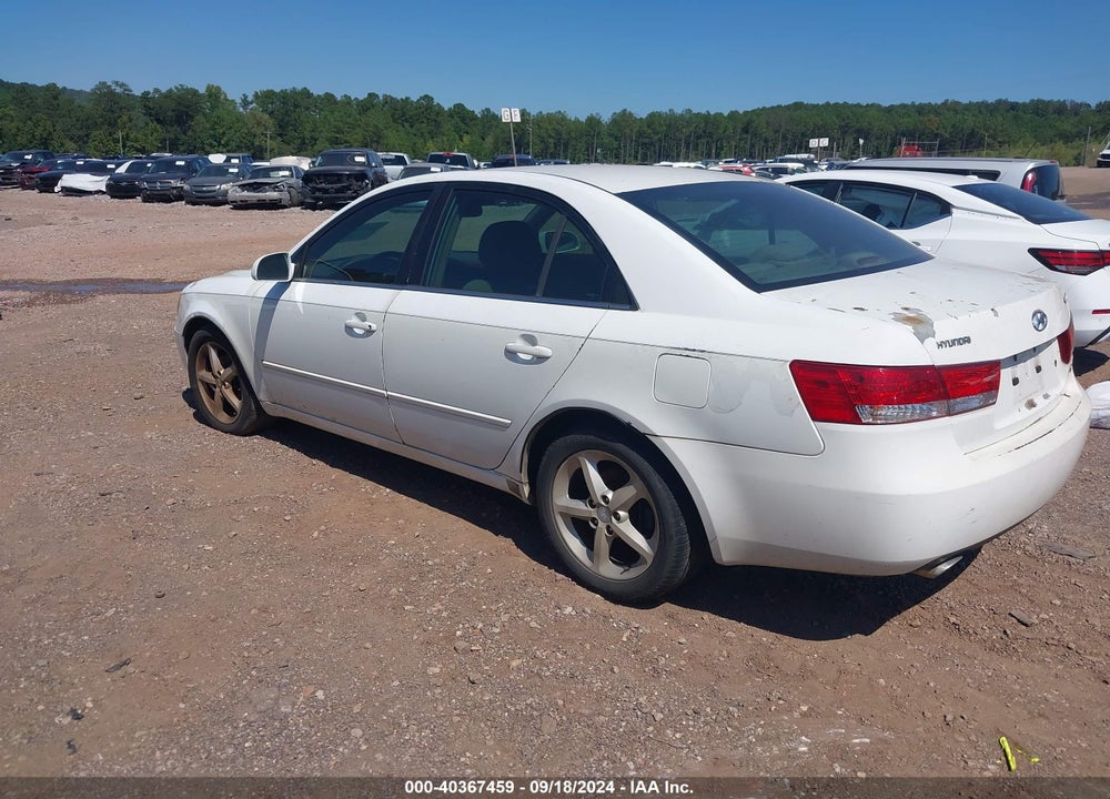 2007 HYUNDAI SONATA LIMITED/SE V6 VIN: 5NPEU46F07H164052
