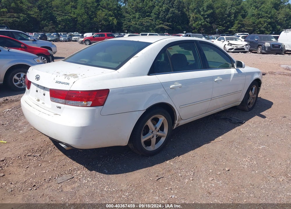 2007 HYUNDAI SONATA LIMITED/SE V6 VIN: 5NPEU46F07H164052