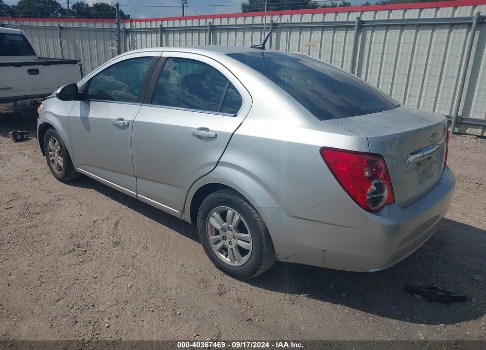 2014 CHEVROLET SONIC LT AUTO VIN: 1G1JC5SH3E4102655
