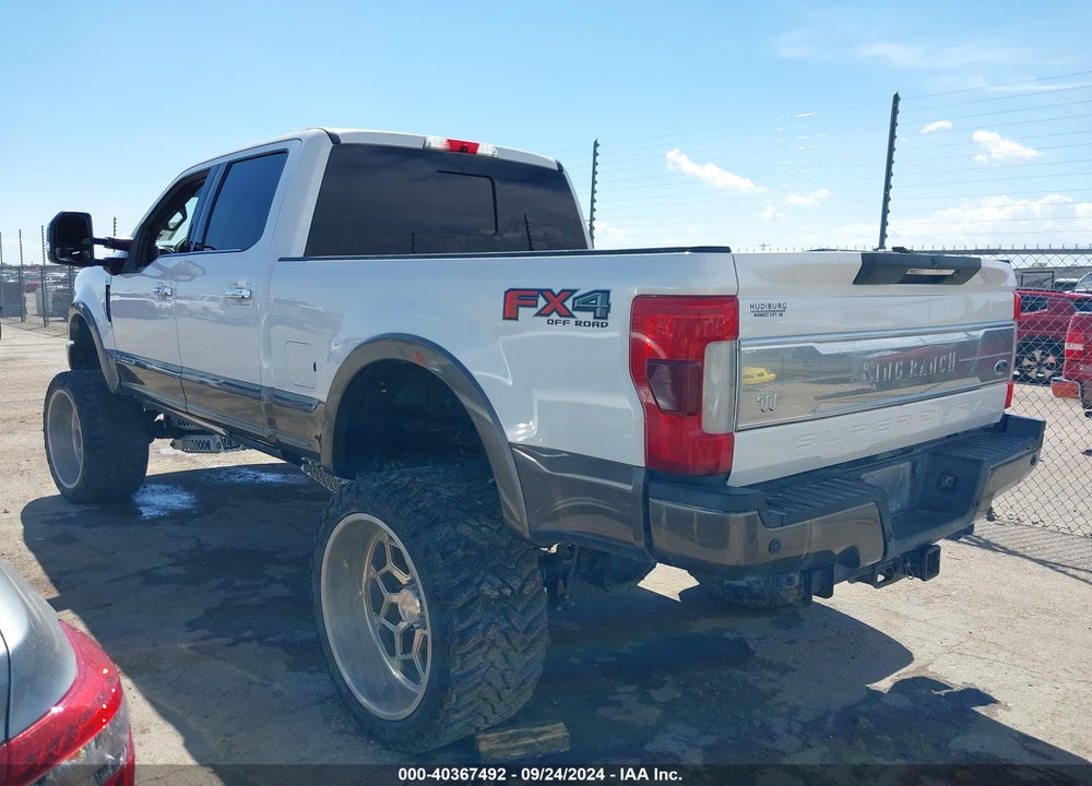 2019 FORD F-250 KING RANCH VIN: 1FT7W2BT5KEG71850