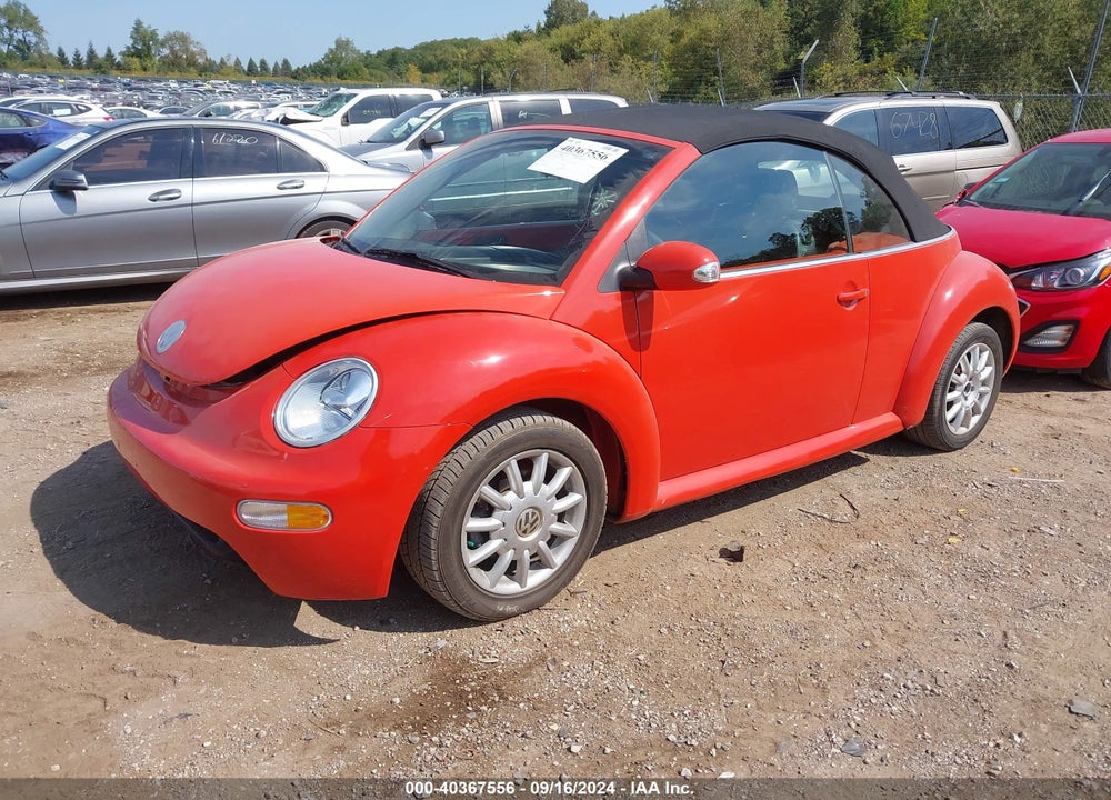 2004 VOLKSWAGEN NEW BEETLE GLS VIN: 3VWCM31Y24M344615