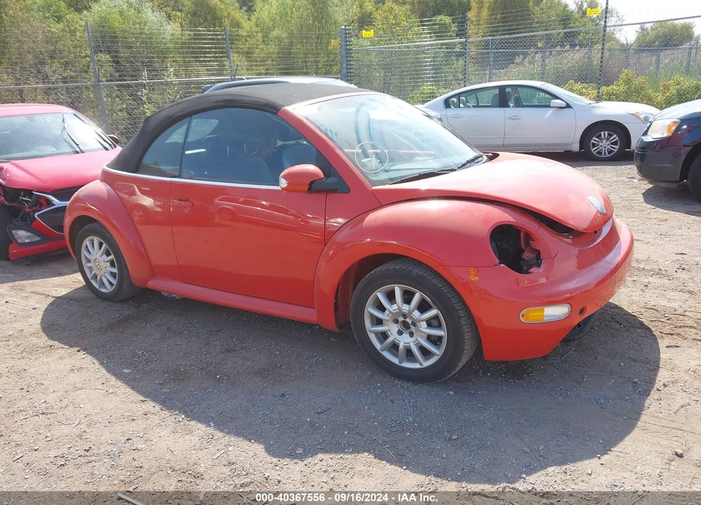 2004 VOLKSWAGEN NEW BEETLE GLS VIN: 3VWCM31Y24M344615