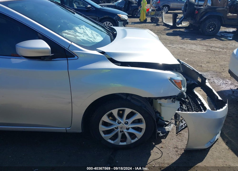 2019 NISSAN SENTRA SV VIN: 3N1AB7AP7KY422295