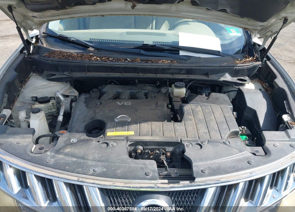 2009 NISSAN MURANO S VIN: JN8AZ18W99W131564