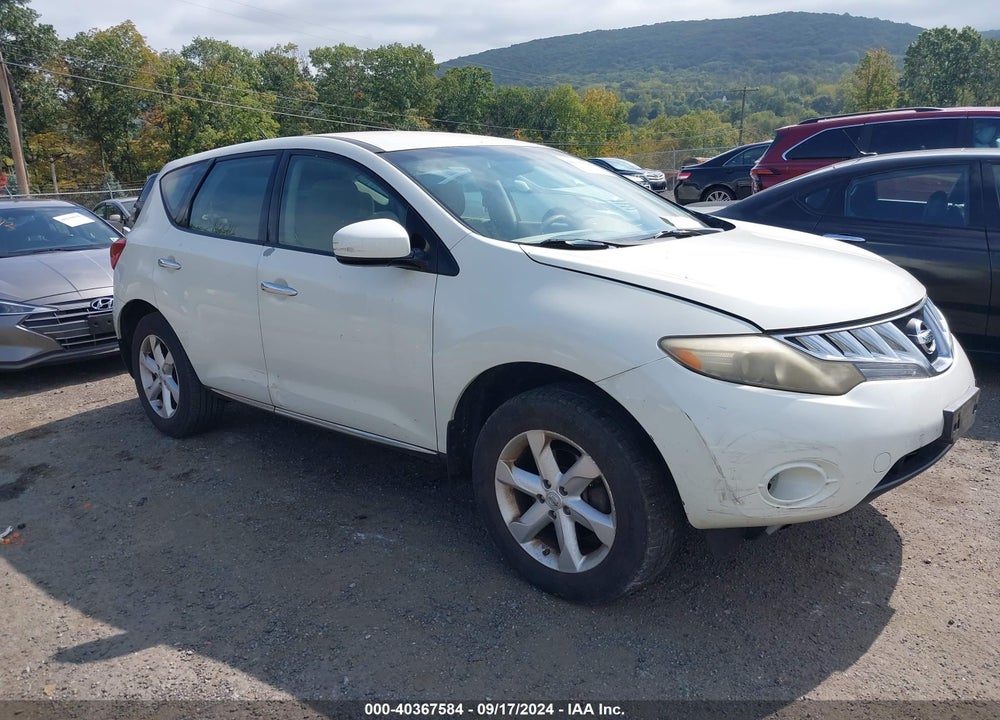 2009 NISSAN MURANO S VIN: JN8AZ18W99W131564