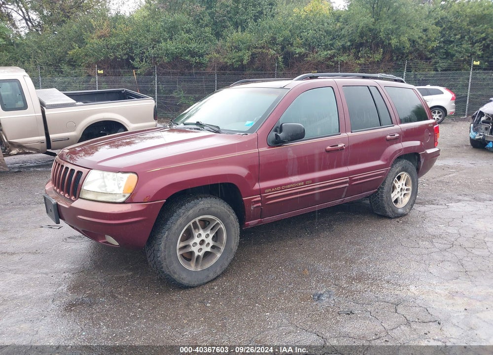2000 JEEP GRAND CHEROKEE LIMITED VIN: 1J4GW58N5YC422943