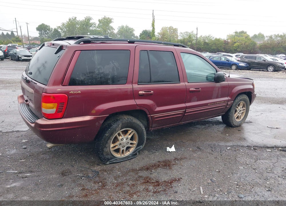 2000 JEEP GRAND CHEROKEE LIMITED VIN: 1J4GW58N5YC422943