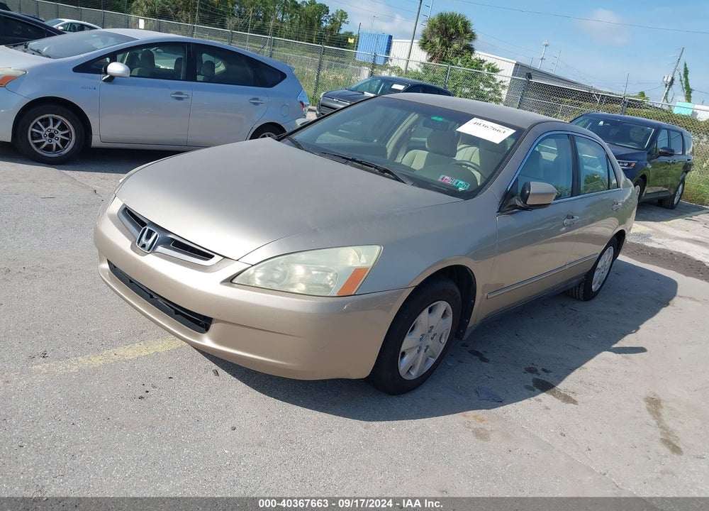 2003 HONDA ACCORD 2.4 LX VIN: 1HGCM56323A110919