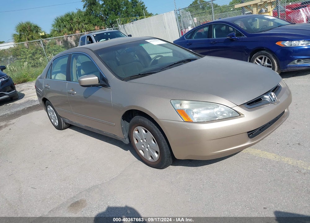 2003 HONDA ACCORD 2.4 LX VIN: 1HGCM56323A110919