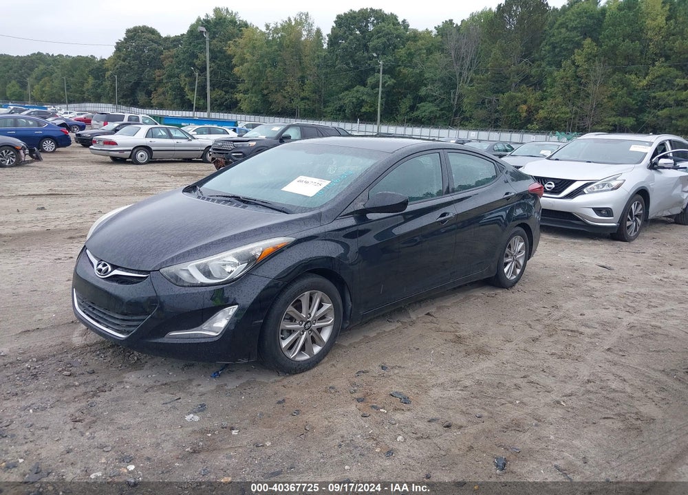 2014 HYUNDAI ELANTRA SE VIN: 5NPDH4AE5EH495544