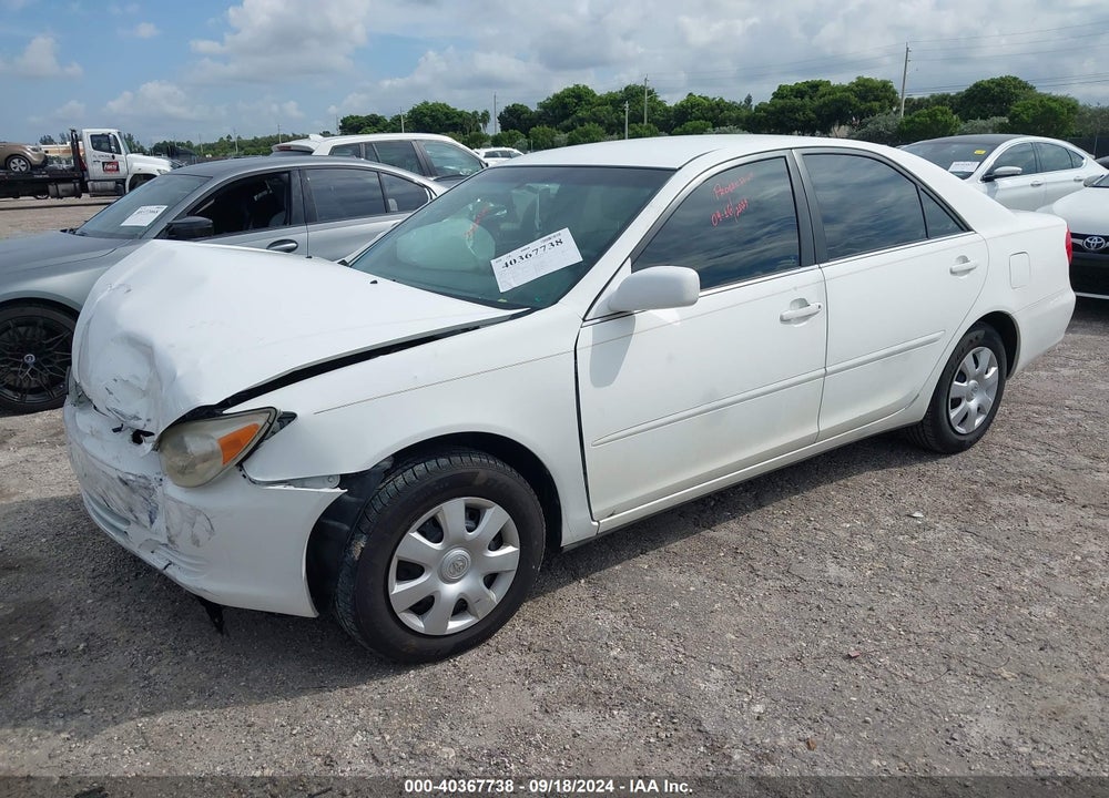 2004 TOYOTA CAMRY LE VIN: 4T1BE32KX4U278893