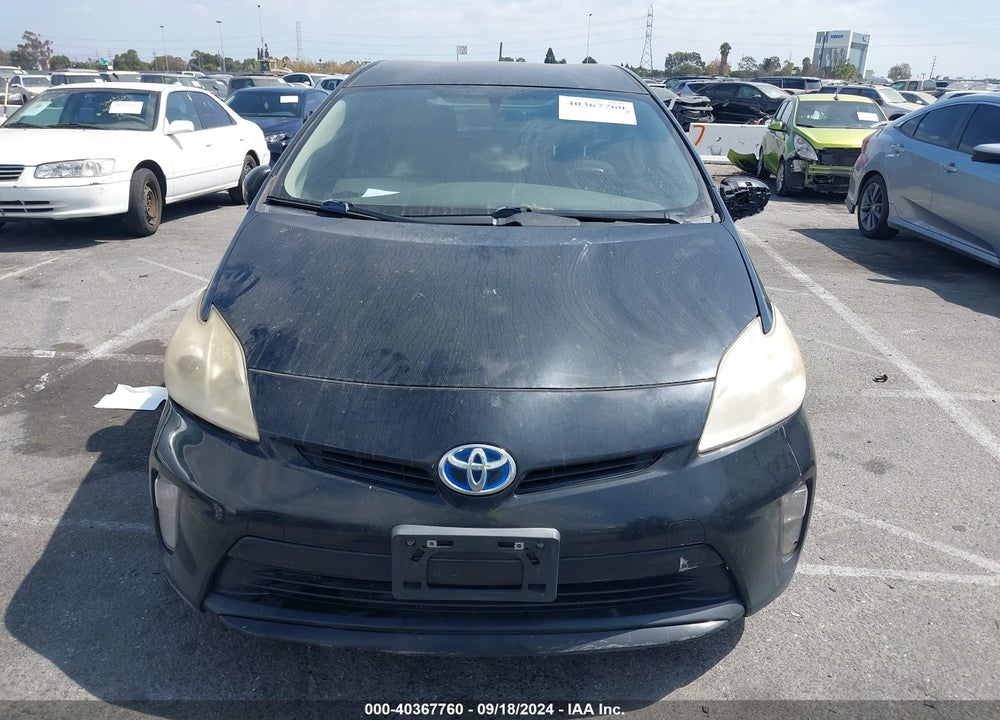 2013 TOYOTA PRIUS THREE VIN: JTDKN3DU2D5563505