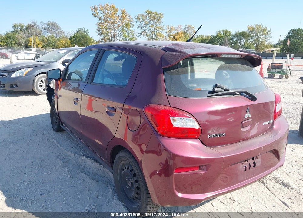 2017 MITSUBISHI MIRAGE ES VIN: ML32A3HJ1HH012579
