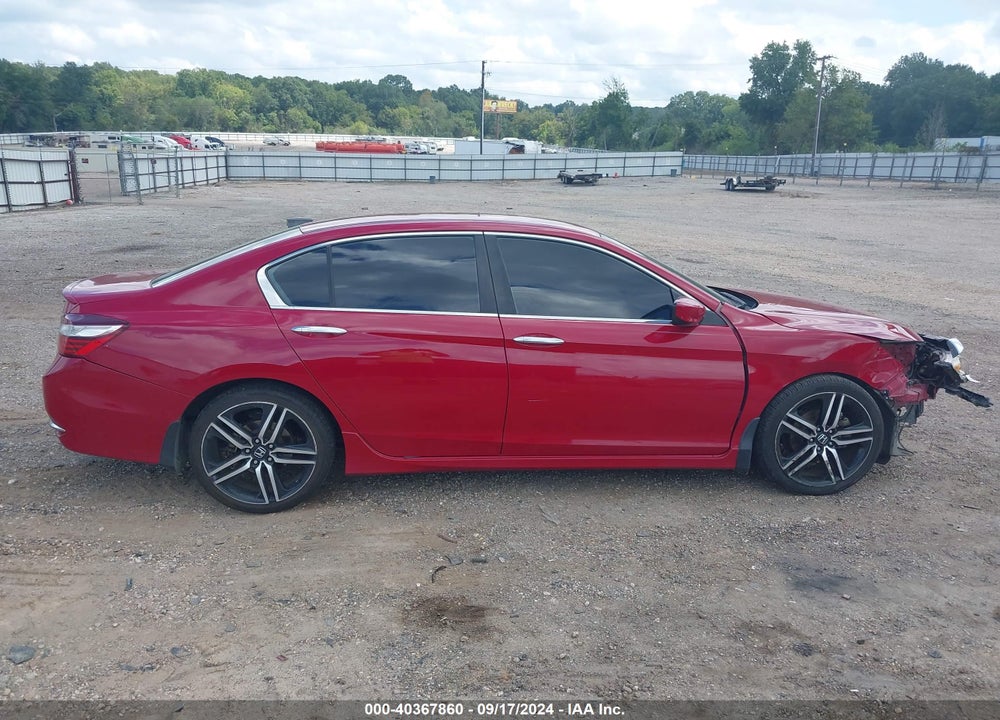 2016 HONDA ACCORD SPORT VIN: 1HGCR2F56GA046021