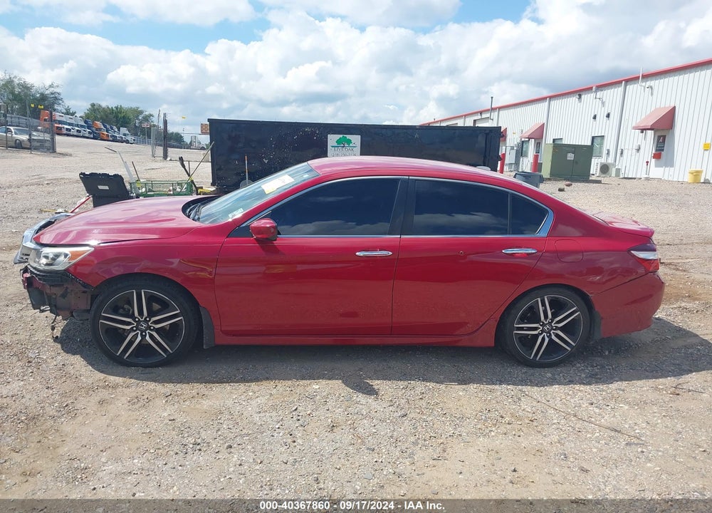 2016 HONDA ACCORD SPORT VIN: 1HGCR2F56GA046021