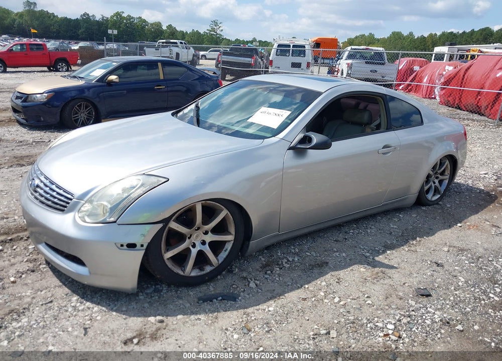 2003 INFINITI G35 BASE W/LEATHER VIN: JNKCV54E33M201789